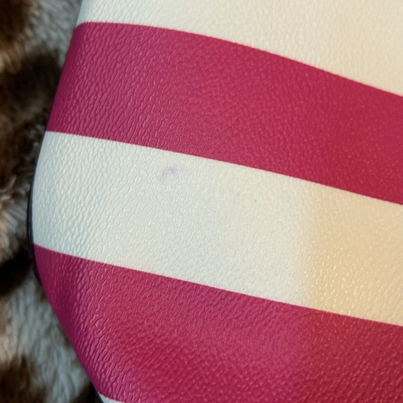 Kate Spade Pink and White Striped Tote Bag - Picture 8 of 16